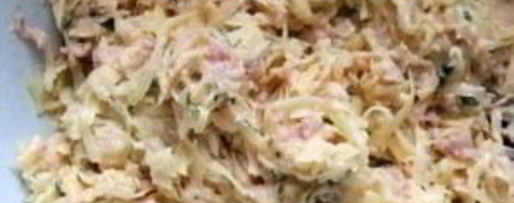 Шаг 1: драников с зеленью и сыром