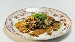 Рецепт Картофельных драников с грибами