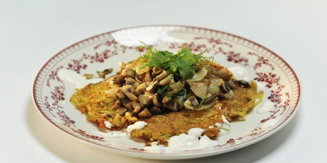 Рецепт картофельных драников с грибами