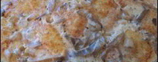 Шаг 21: картофельных драников с мясом под грибным соусом