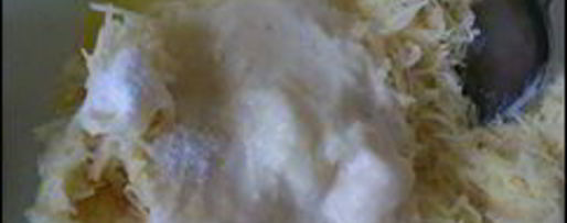 Шаг 7: картофельных драников с мясом под грибным соусом