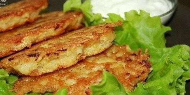 Рецепт картофельных драников с сыром