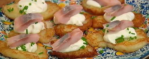 Шаг 8: овощных драников с селедкой