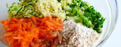 Шаг 1: овощных драников