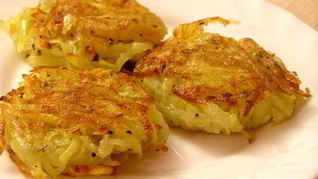 Рецепт Постных драников с базиликом