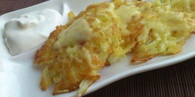 Рецепт простых драников из картофеля с сыром