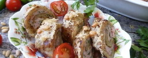 Шаг 9: рулетов-драников с куриным фаршем