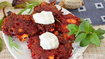 Рецепт Свекольных драников