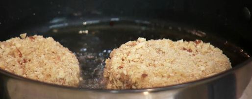 Шаг 6: сэндвича с консервированной ветчиной и драником