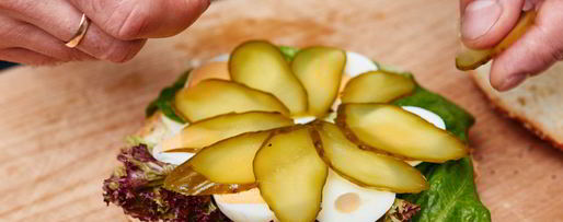 Шаг 3: бейгла с форшмаком