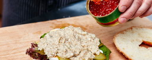 Шаг 4: бейгла с форшмаком