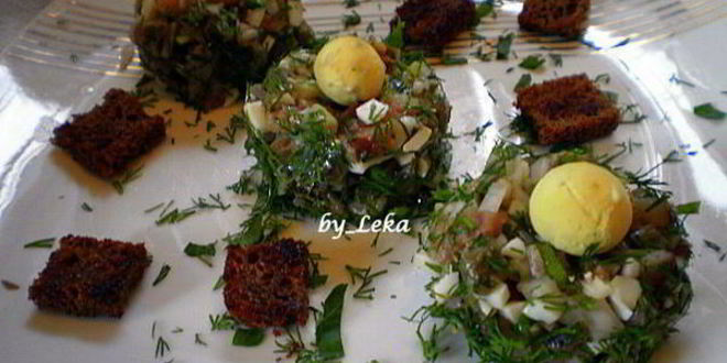 Рецепт форшмака по-норвежски птичьи гнезда