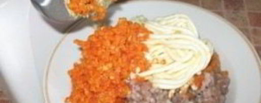 Шаг 1: форшмака с морковью