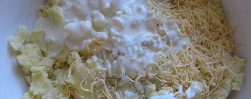 Шаг 6: форшмака с сыром и картошкой