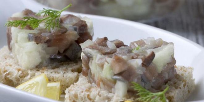 Рецепт форшмака с яблоками