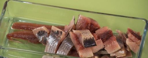 Шаг 1: запеченного форшмака на картофельных медальонах