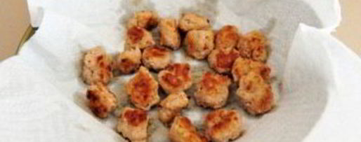 Шаг 3: фрикаделек из фарша индейки