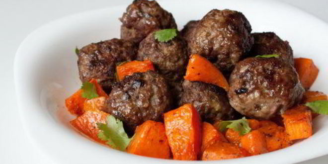 Рецепт фрикаделек из говядины с печеной тыквой