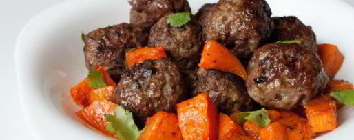 Шаг 7: фрикаделек из говядины с печеной тыквой