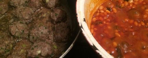 Шаг 2: фрикаделек с белой фасолью