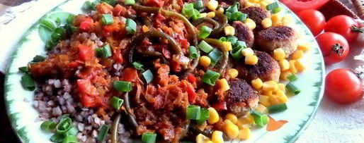 Шаг 19: фрикаделек с гречкой