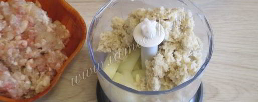 Шаг 4: фрикаделек с рисом