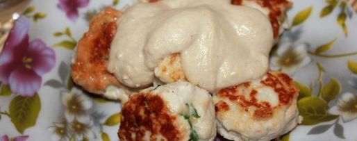 Шаг 8: фрикаделек со сливочным сыром в белом соусе