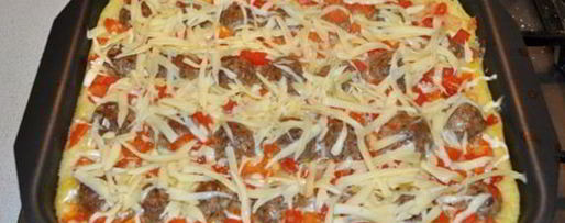 Шаг 4: фрикаделек, запеченных с картофельным пюре