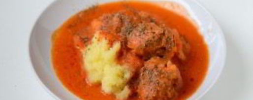 Шаг 9: говяжьих фрикаделек в томатном соусе