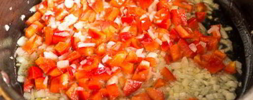 Шаг 7: карри с фрикадельками и сладким перцем