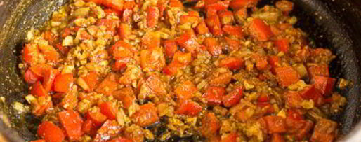 Шаг 9: карри с фрикадельками и сладким перцем