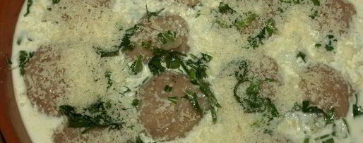 Шаг 7: куриных фрикаделек, запеченных в сливках