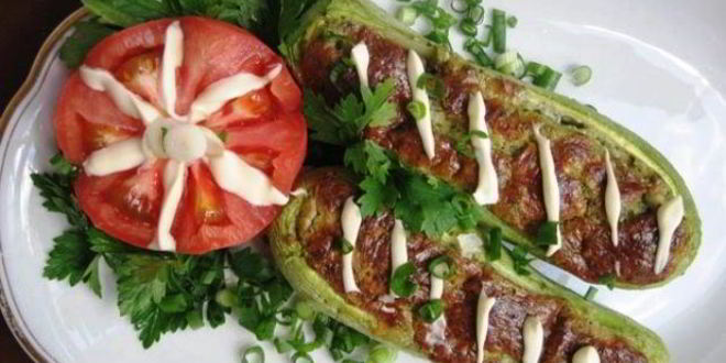 Рецепт лодочки с фрикадельками