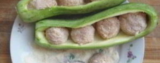 Шаг 2: лодочки с фрикадельками