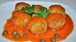 Рецепт Мексиканских фрикаделек в томатном соусе