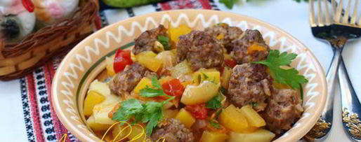 Шаг 6: мясных фрикаделек с овощным соусом