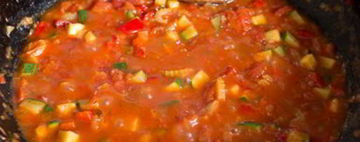 Шаг 12: пасты с фрикадельками и овощами