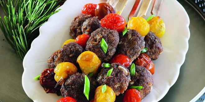 Рецепт шашлычков с фрикадельками в соусе терияки
