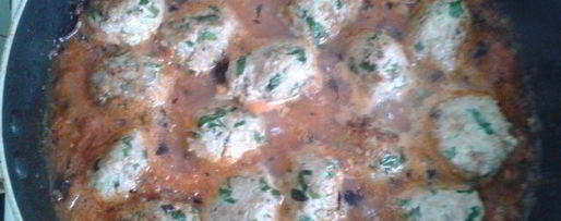 Шаг 3: спагетти с фрикадельками из шпината и цукини