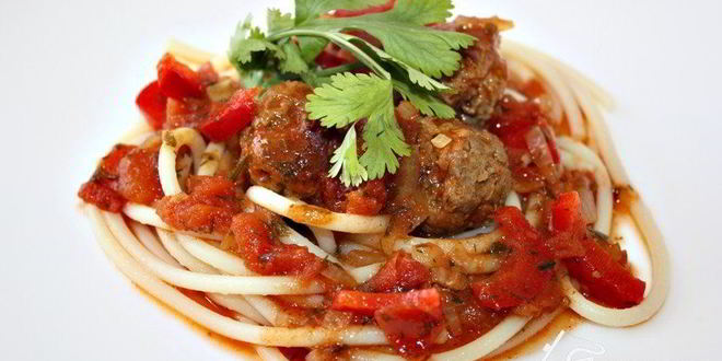 Рецепт спагетти с фрикадельками sugo