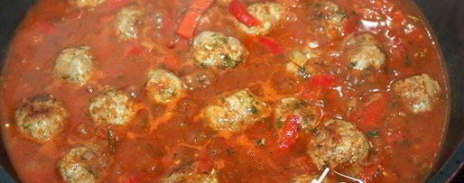 Шаг 3: спагетти с фрикадельками sugo