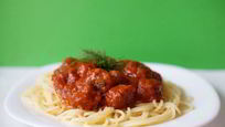Рецепт Спагетти с фрикадельками в томатном соусе