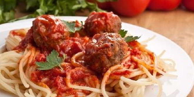 Рецепт спагетти с фрикадельками