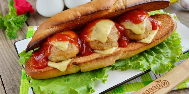 Рецепт субмарины с фрикадельками