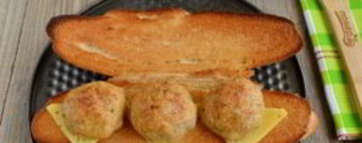 Шаг 6: субмарины с фрикадельками