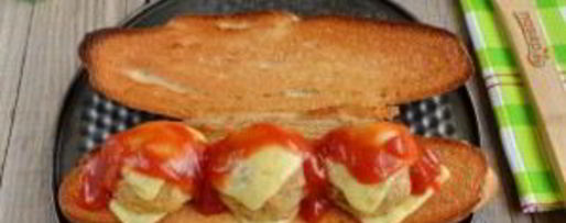 Шаг 8: субмарины с фрикадельками