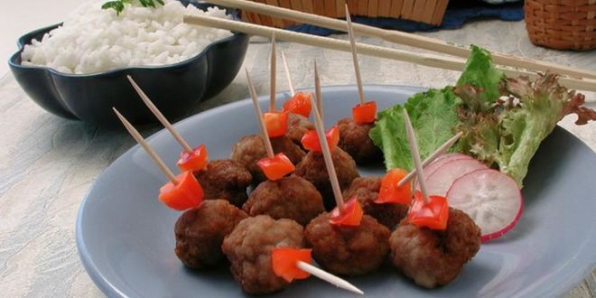 Рецепт свиных фрикаделек по-тайски