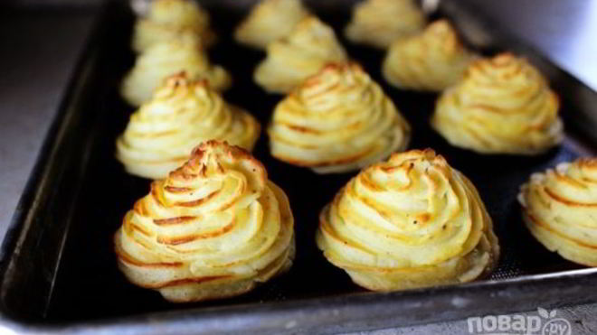Рецепт Гарнира Герцогиня из картофеля