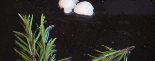 Шаг 1: гарнира из баклажанов