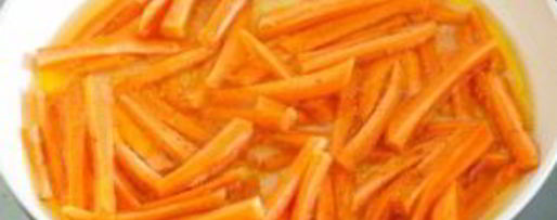 Шаг 1: гарнира из моркови